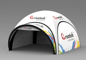 Pneumatický nafukovací 3m stan so šiltom